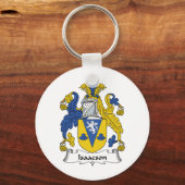 Isaacson Family Crest Sleutelhanger (Voorkant)