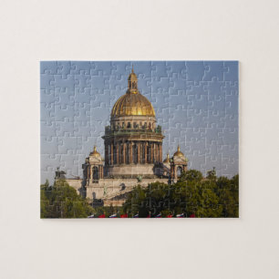Isaakkathedraal, vanuit de Neva rivier Legpuzzel