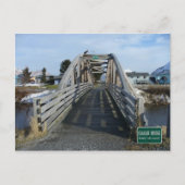 Isaalux-brug in de stad Unalaska, AK Briefkaart (Voorkant)