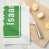 Isaan Ahead ⚠ Thai Highway Traffic Sign ⚠ Theedoek (Quarter Fold)