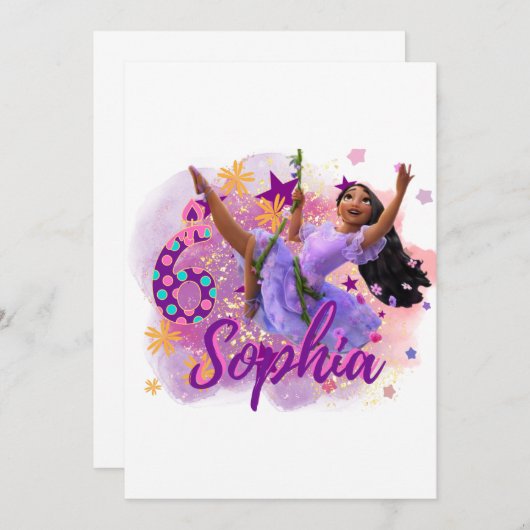 Isabela Encanto Verjaardagskaart op Maat (Voorkant / Achterkant)