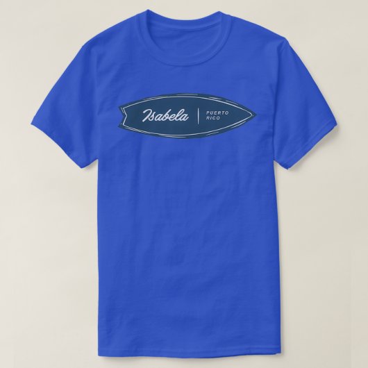 Isabela Puerto rico Surfboard T-shirt (Design voorkant)