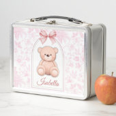 Isabella | Aangepaste Roze Teddybeer Nursery Desig (In situ)