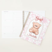 Isabella | Aangepaste Roze Teddybeer Nursery Desig Planner (Display)