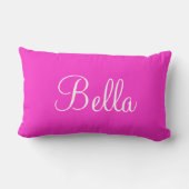 Isabella Bella Pink Lumbar Personeelslid Kussen (Achterkant)