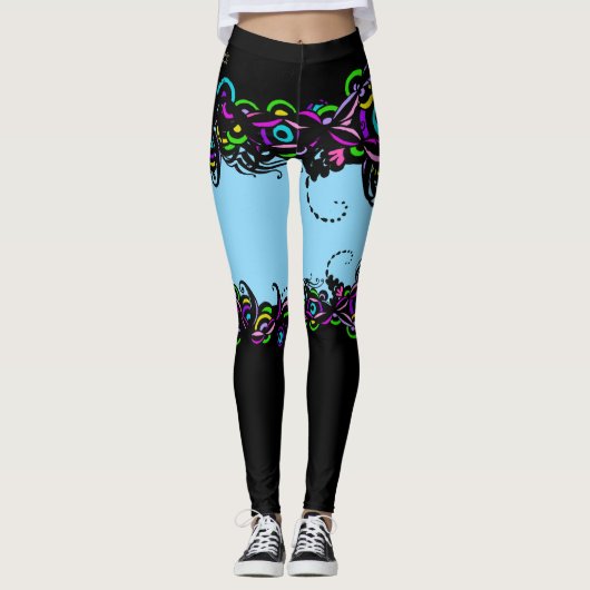 Isabella Blue LeggingsLeggings Leggings (Voorkant)