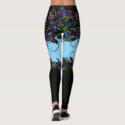 Isabella Blue LeggingsLeggings Leggings (Achterkant)