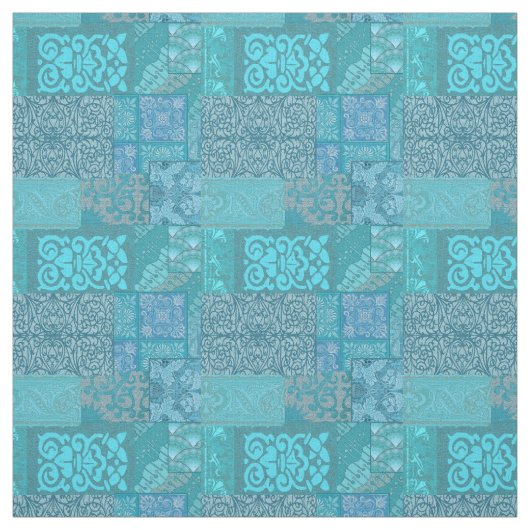 Isabella Blue Stof (Swatch)