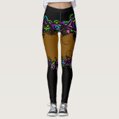 Isabella Brown Illusie Leggings (Voorkant)