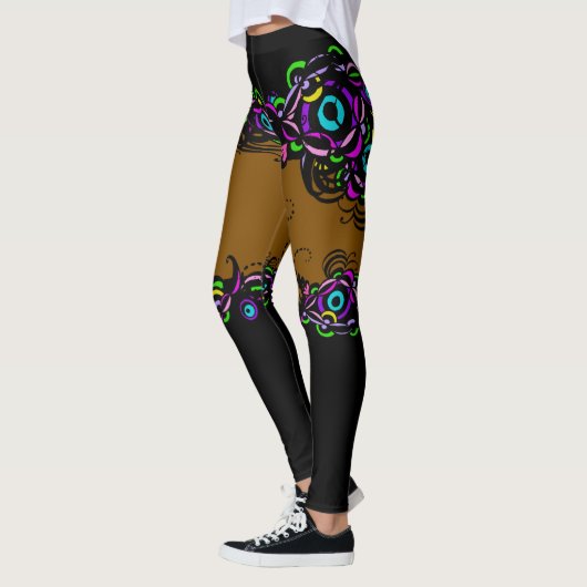 Isabella Brown Illusie Leggings (Links)