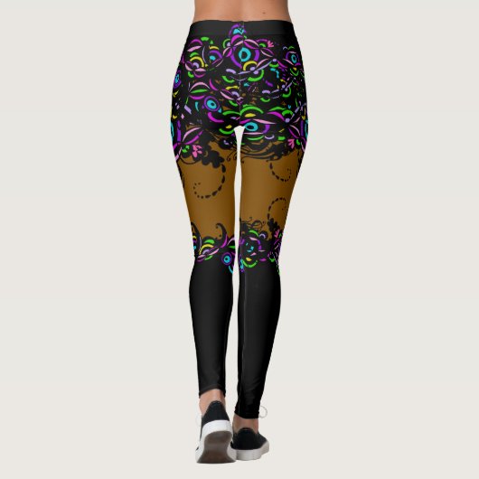 Isabella Brown Illusie Leggings (Achterkant)
