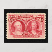 Isabella & Columbus 1893 Stempel Briefkaart (Voorkant)