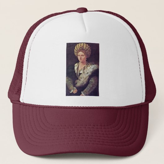 Isabella Dâ € ™ Estedeutsch: Portret van Isabella Trucker Pet (Voorkant)