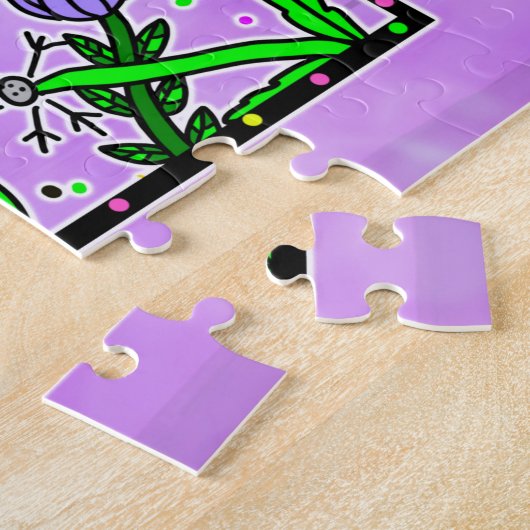 Isabella - de naam Isabella Whimsical-tekening Legpuzzel (Zijkant)