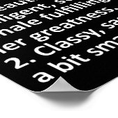 Isabella Definition Personalized Name Funny Christ Poster (Hoek)