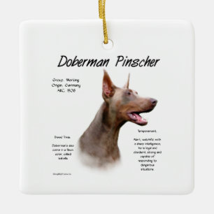 Isabella Doberman Geschiedenis Keramisch Ornament