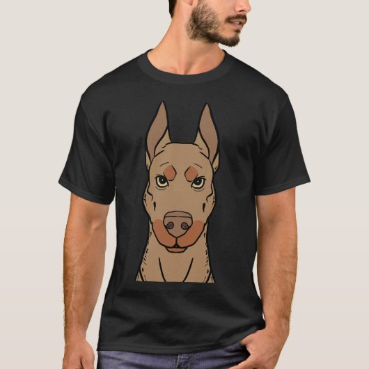 Isabella Doberman T-shirt (Voorkant)