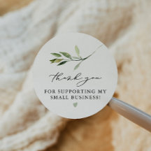 ISABELLA Elegant Boho Greenery Leaf Small Business