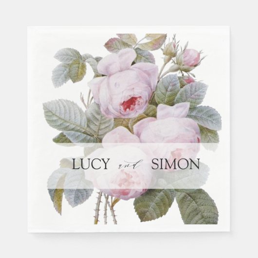 Isabella, Elegant  Rozen Servet (Voorkant)