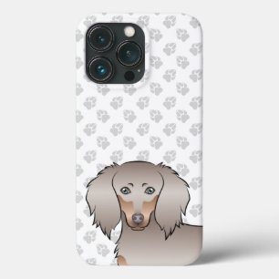 Isabella En Tan Lange Haren Dachshund Kop & Pooten Case-Mate iPhone Case