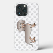 Isabella en Tan Short Hair Dachshund Dog en Paws Case-Mate iPhone Case (Achterkant)