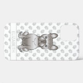Isabella Franse Bulldog / Frenchie Cute Hond & Naa Case-Mate iPhone Case (Achterkant (horizontaal))
