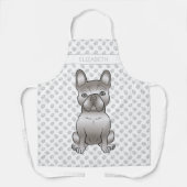 Isabella Franse Bulldog / Frenchie Cute Hond & Naa Schort (Voorkant)