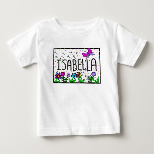 Isabella Girl's Name, Whimsical Art (Voorkant)