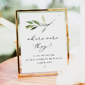 ISABELLA Groene decor Waar waren ze Bruidsspel Poster