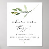 ISABELLA Groenelementen Waar waren ze Douche Spel Poster (Voorkant)