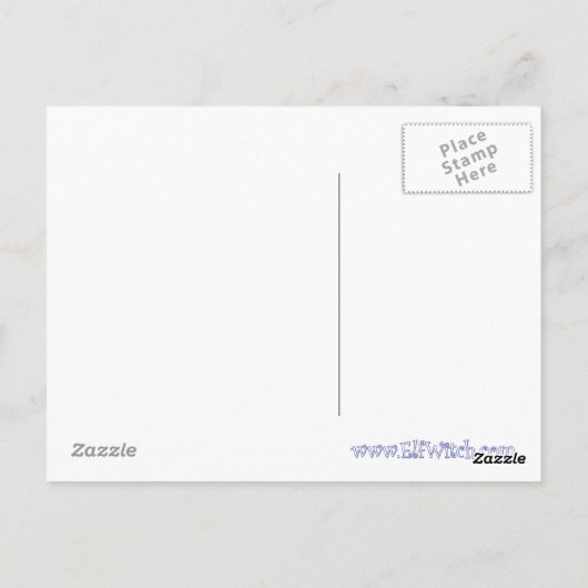 Isabella : Halloween Witch Briefkaart van Faerydae (Achterkant)