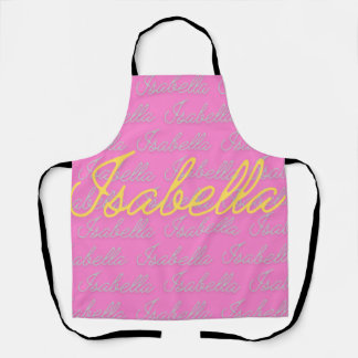 Isabella handtekening naampatroon schort