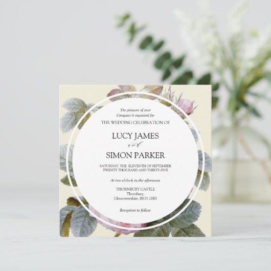 Isabella II Elegant  Franse Rozen (Staand voorkant)