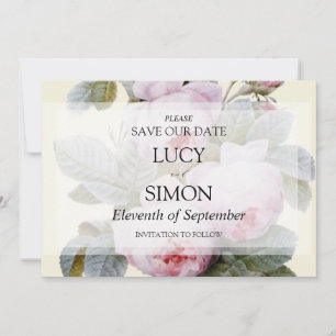 Isabella II, Elegant  Franse rozen Save The Date