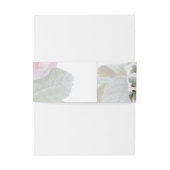 Isabella II,  rozen Belly Band Uitnodigingen Wikkel (Achterkant Voorbeeld)