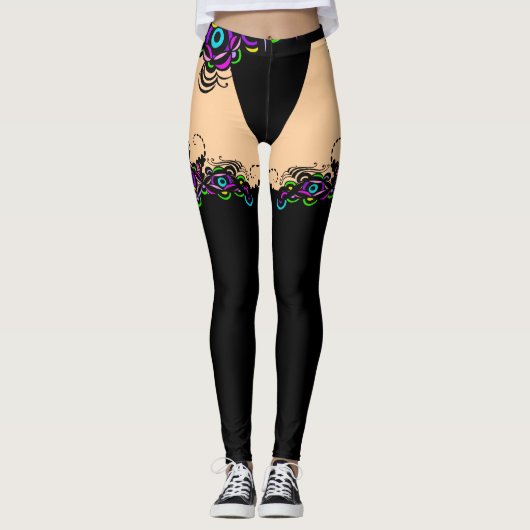 Isabella Illusion Leggings (Voorkant)