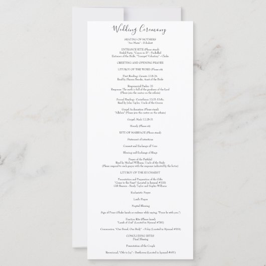 Isabella katholieke bruiloft met massaverbinding (Achterkant)