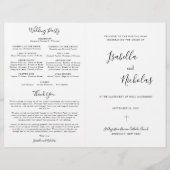 Isabella katholieke bruiloft met volledige massa (Voorkant)