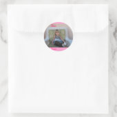 Isabella Lounging Ronde Sticker (Tas)