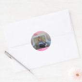 Isabella Lounging Ronde Sticker (Envelop)