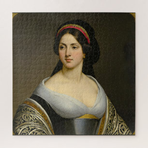 "Isabella Marie Rousseau" Portret van een vrouw Legpuzzel