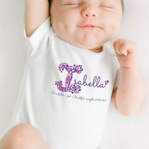 Isabella meisjes naam & betekenis shirt monogram I