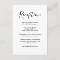 Isabella Modern Script Wedding Reception