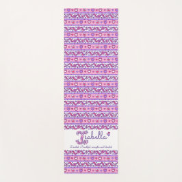 Isabella naam betekent roze paarse yogamat