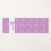 Isabella naam betekent roze paarse yogamat (Voorkant (horizontaal))
