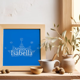 Isabella Naam Cloud  Poster