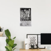 Isabella of France, Queen of England Poster (Thuiskantoor)