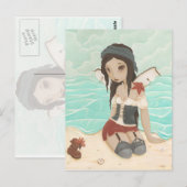 Isabella - Pirate Mermaid Post Card Briefkaart (Voorkant / Achterkant)