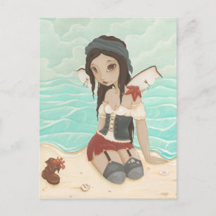 Isabella - Pirate Mermaid Post Card Briefkaart