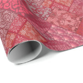 Isabella Red Cadeaupapier (Rol Hoek)